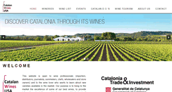 Desktop Screenshot of catalanwinesusa.com